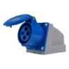 TOMADA INDUSTRIAL SOBREPOR AZUL 3P+T 240V
