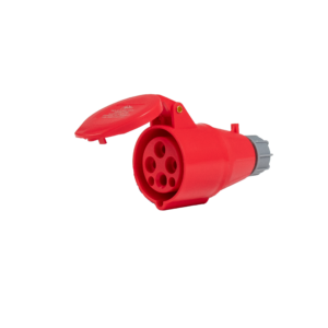 TOMADA ACOPLADORA INDUSTRIAL VERMELHO 3P+T 415V