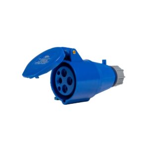 TOMADA ACOPLADORA INDUSTRIAL AZUL 3P+T 240V
