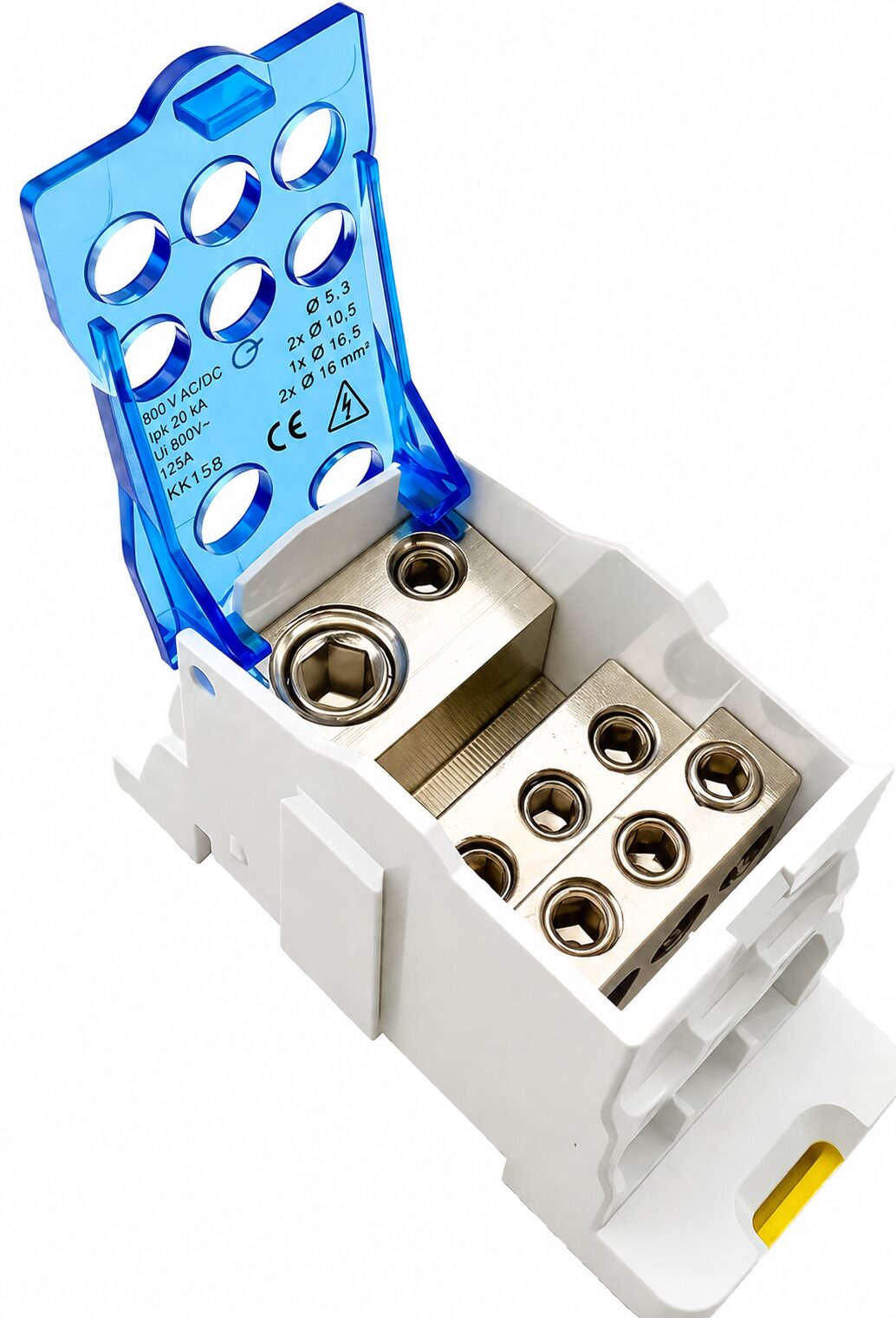 BLOCO DE DISTRIBUIÇÃO UKK125A P/ TRILHO DIN - Imagem 6