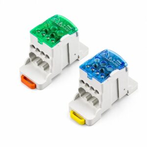 BLOCO DE DISTRIBUIÇÃO UKK80A P/ TRILHO DIN