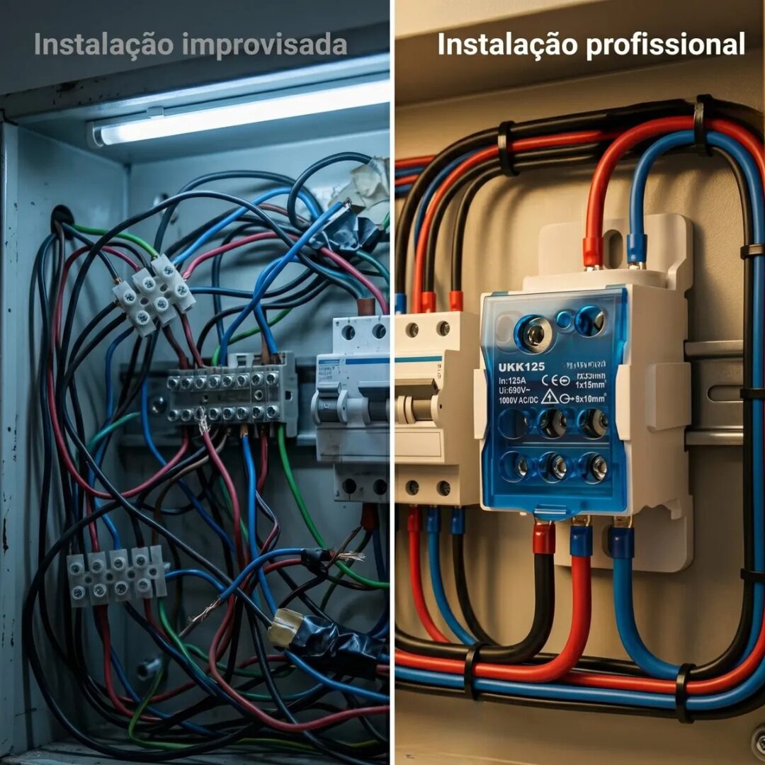 BLOCO DE DISTRIBUIÇÃO UKK125A P/ TRILHO DIN - Imagem 9