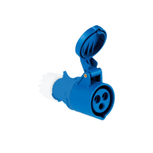 TOMADA ACOPLADORA INDUSTRIAL EUROPA AZUL 2P+T 250V