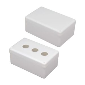 CAIXA PLÁSTICA PVC DE PASSAGEM BRANCA IP44 150X90X70mm