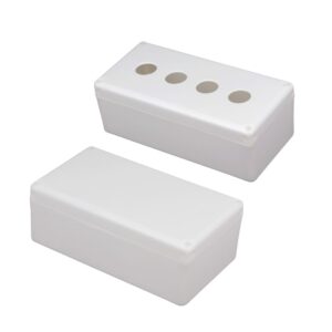 CAIXA PLÁSTICA PVC DE PASSAGEM BRANCA IP44 190X90X70mm