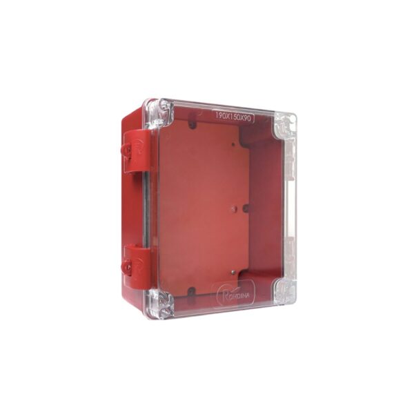 CAIXA PLÁSTICA SISTEMA DE INCÊNDIO VERMELHO IP68 ROHDBOX COMPLETA - Imagem 4